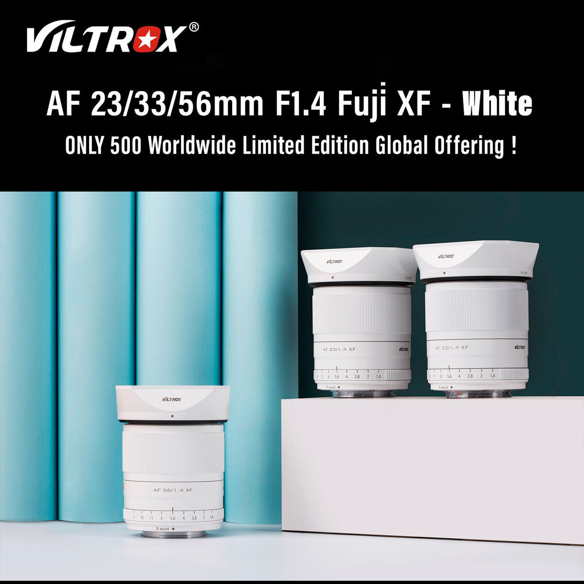 White Color VILTROX AF 33mm F1.4 Large Aperture Lens for White Color VILTROX AF 33mm F1.4 Large Aperture Lens for