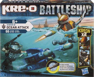 Kre-o Battleship 38952 Ocean Attack 66 Teile 6+ Neu & Ovp