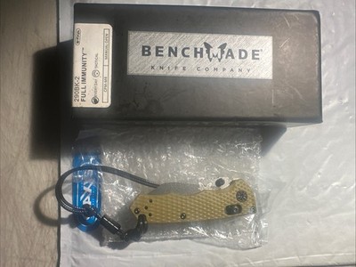 Benchmade 290BK Full Immunity Dark Earth 290BK Folding Knife CPM-M4 Axis Lock