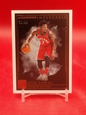 Kyle Lowry 2018-19 Panini Impeccable Basketball Card 72/99 Toronto Raptors Rare