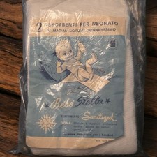 Bebe Stella Extremly Vintage Italian Made Cloth Diapers In Original Package
