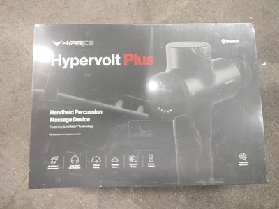 Hyperice Hypervolt Plus Percussion Massage Device Black, Bluetooth