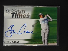 Ben Crane 2021 Upper Deck SP Authentic Golf Auto Sign Of The Times [2hk