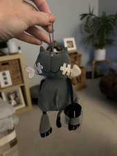 Jellycat Vintage Large Dingly Dangly Tom Cat, Retired, J166, Grey, New With Tags