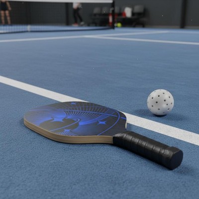Pickleball-Schläger 2er Set Komplettset Pickleball-Paddel Leicht und Langlebig