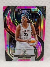 2025 Panini Select WNBA #70 Jonquel Jones Pink Flash Premier Level