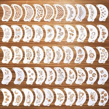 50 Pcs Face Paint Stencils Body Facial Painting Templates for Party Art Painting