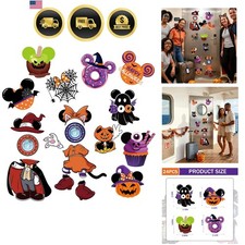 Halloween Cruise Door Magnets - 24 Pcs Magnetic Mouse Halloween Decorations f...