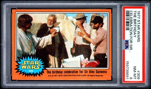 1977 STAR WARS #309 THE BIRTHDAY CELEBRATION FOR SIR ALEC PSA 8 NM-MT 8691