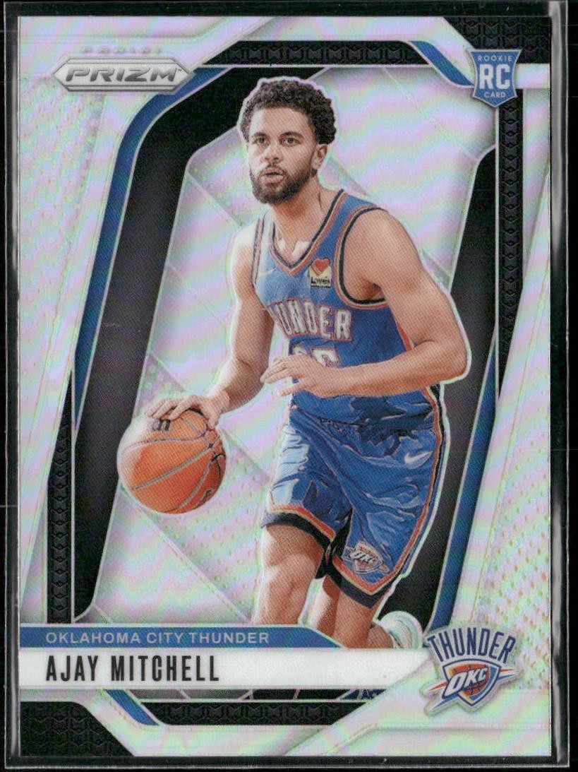 2024-25 Panini Prizm #226 Ajay Mitchell Prizms Silver