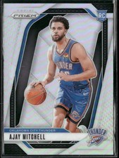 2024-25 Panini Prizm #226 Ajay Mitchell Prizms Silver