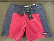 NEW mens vineyard vines swimsuit FLAG CHAPPY 7" swim trunks SMALL S NWT