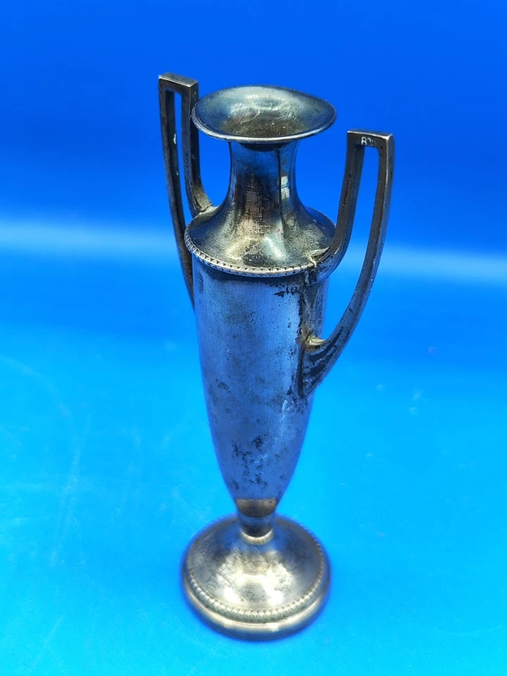 Antica Piccola Anfora D'epoca Liberty In Argento 800 Old Silver Nobiliare  - Immagine 3 di 4