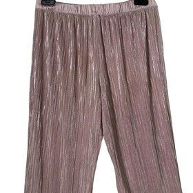 Victoria's Secret Metallic Pink Accordion Pleated Pajama Pants Size S Lounge