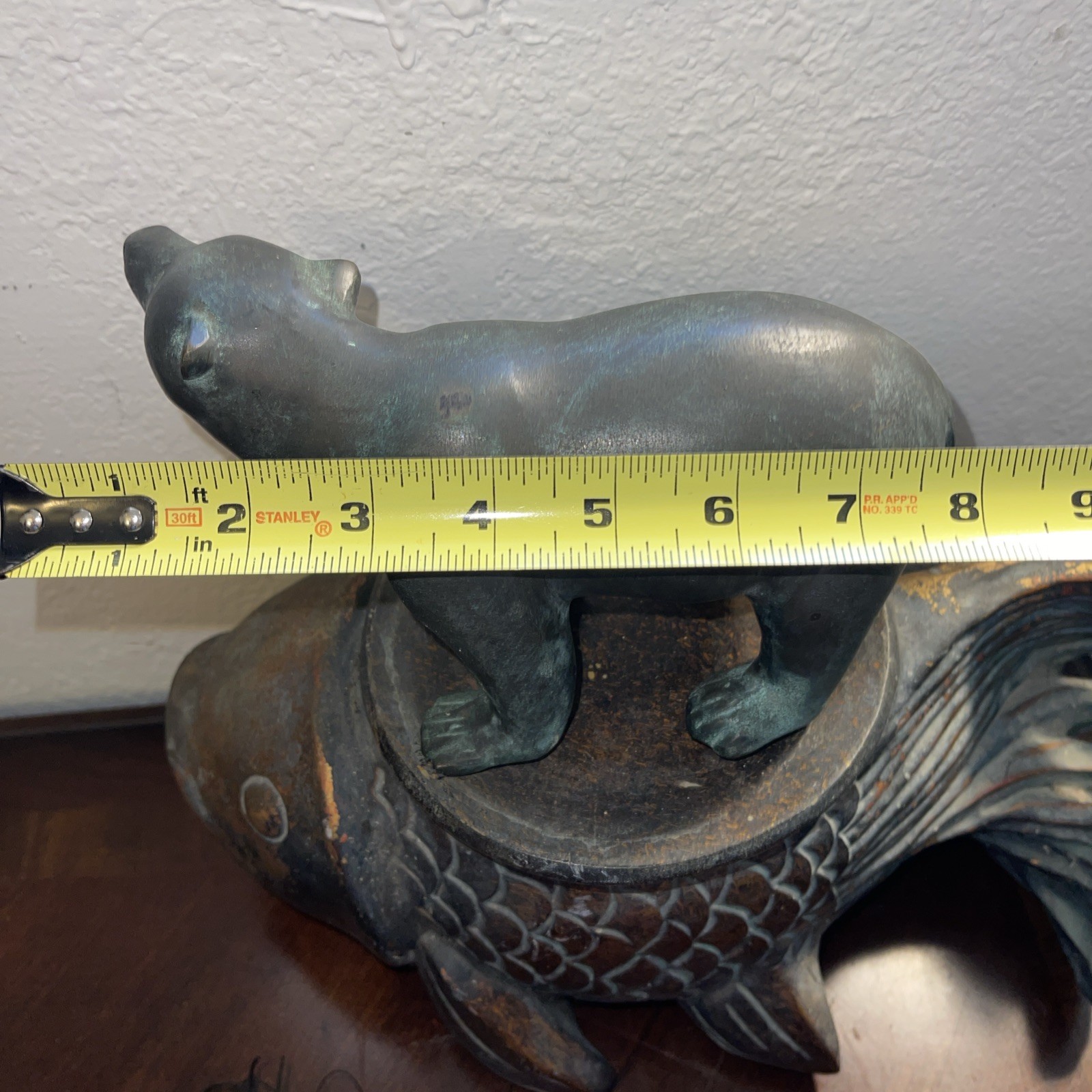 VTG Bronze Pierre Chenet-Style Polar Bears Unmarked