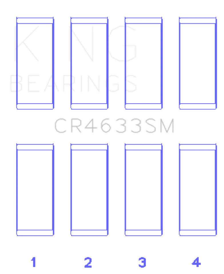 King CR4633SM0.3 Connecting Rod Bearings for 2007–2015 Mini Cooper S N14 Turbo Foto 2 de 4