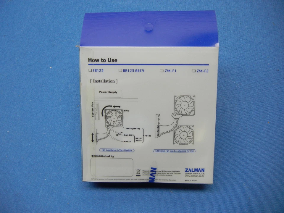 Zalman ZM-F2 92mm x 25mm Quiet Fan 3 Pin NEW IN BOX - Image 2 of 2