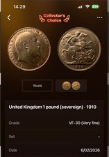 1910 edward VII - one pound gold sovereign