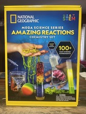 NATIONAL GEOGRAPHIC Mega Science Series: Amazing Reactions Chemistry Set