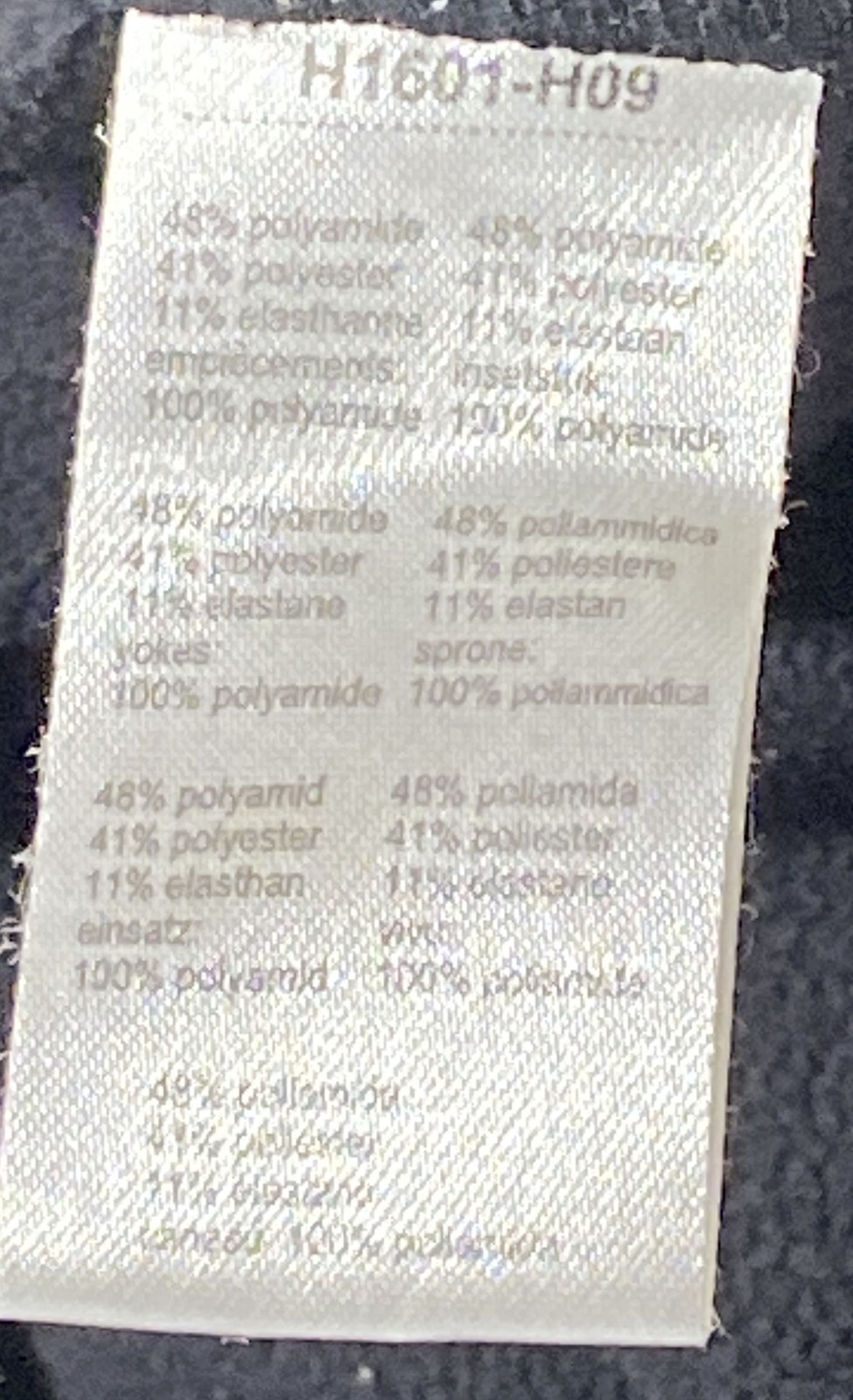 Lacoste Womens Black Solid Polyamide Polyester El… - image 4