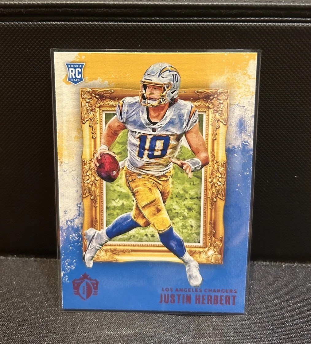Justin Herbert #GK-3 Football Cards 2020 Panini Chronicles Gridiron Kings trading card — raw and PSA graded price guide