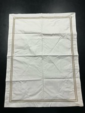 Single Restoration Hardware RH Hotel Satin Stitch Standard Size Sham Sand Gold