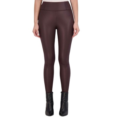 Nordstrom Ookie & Lala High Waisted Vegan Leather Leggings S Stretch Faux