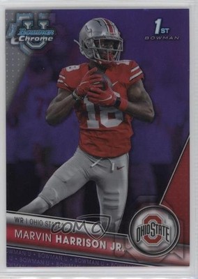 2023 Bowman U Chrome Purple Refractor 387/399 Marvin Harrison Jr #100 1d6z