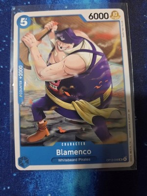 One Piece CG 4 Blamenco OP13-048 Carrying On His Will Uncommon!