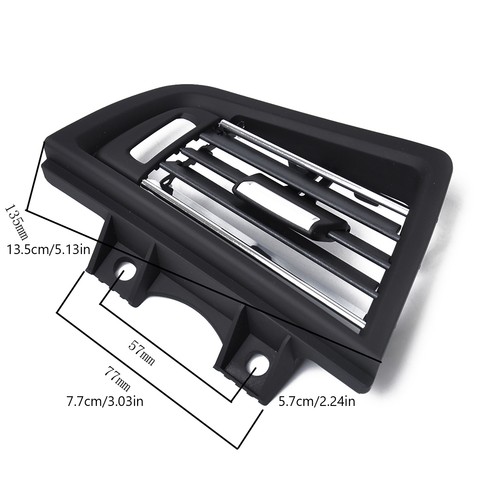 For BMW 520i 525i Left Console Grill Dash AC Air Vent Replacement 64229166883 - Picture 7 of 11