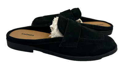 Sonoma Women's Goods For Life Norma Slip On Comfort Mules Black Size:10 186C