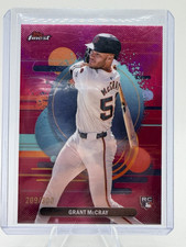 Topps Finest Uncommon Magenta Refractor Grant McCray Rookie Giants #130 /300