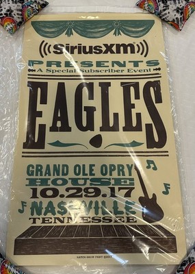 オイベックページ Eagles Hatch Show Print Poster - 2017 Grand Ole Opry Nashville