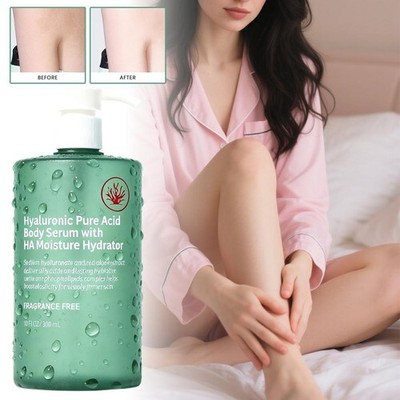 Hyaluronsäure Körperserum - für Körper, Feuchtigkeit & glatte Pflege straffend Z2N3