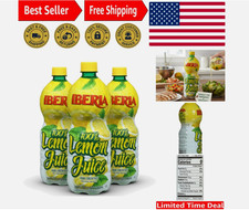 100 Pure Lemon Juice - 32 oz Bottles, Pack of 3