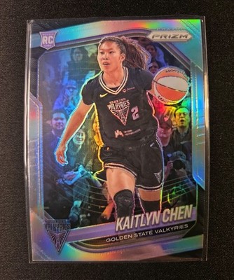 Kaitlyn Chen RC Silver Prizm Refractor 2025 WNBA Prizm Basketball Golden...