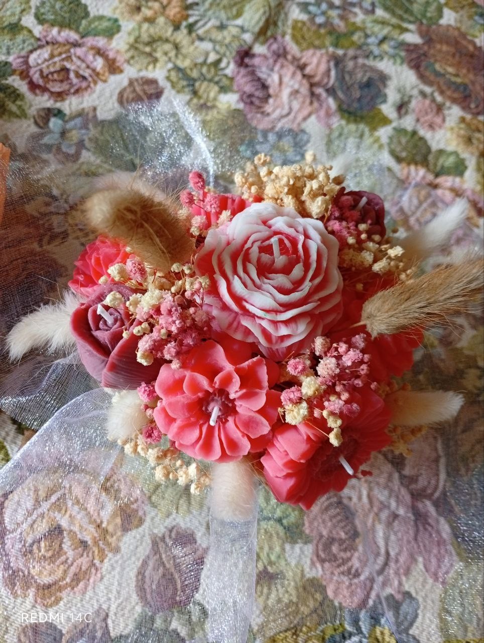 Composizione di Cera Profumata Orchidea - Bouquet Design San Valentino