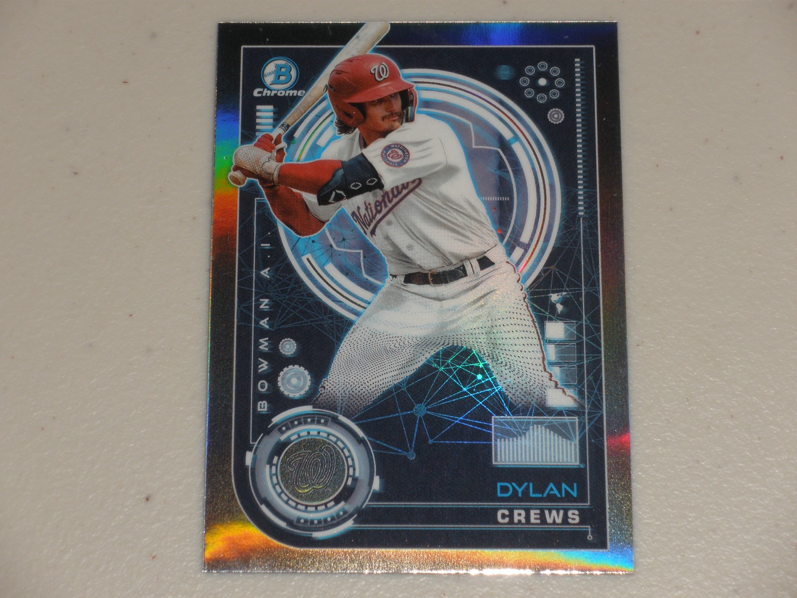 2024 Bowman Chrome AI #13 Dylan Crews Rookie RC