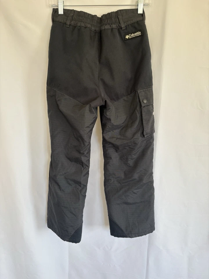 Youth Kids COLUMBIA Snow Ski Pants Size 10/12 Black Waterproof Insualted - Image 4 of 4