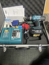 Makita 18V Hammer Drill With Case, 18v Battery And Charger