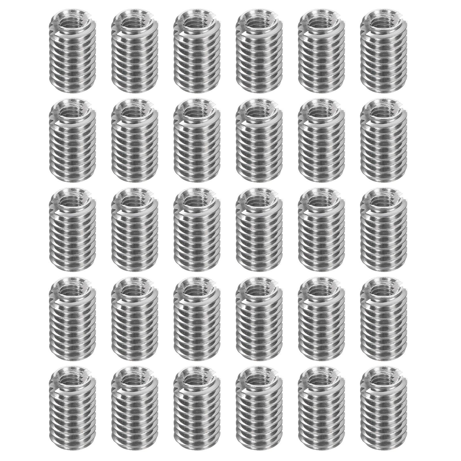 30Pcs Threaded Insert Stainless Steel M3-0.5 Female to M5-0.8 Male 8mm Long