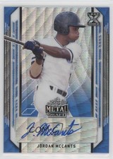2021 Leaf Metal Draft Blue Wave 1/20 Jordan McCants #BA-JM2 Auto 0tw4
