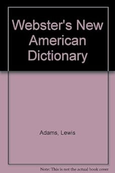 Webster's New American Dictionary [Hardcover]