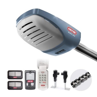 Genie ChainMax  1000 Garage Door Opener Durable Chain Drive ¾ HPc Model 3022-TKH