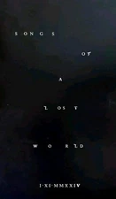 The Cure Songs of a Lost World Promo Poster 12" x 18"  Robert Smith 