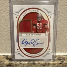2023 National Treasures RANDY CROSS “Lasting Legacies” PATCH & AUTO /10