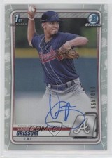 2020 Bowman Chrome Prospect Refractor 90/499 Vaughn Grissom #CPA-VG Auto 5yd