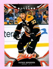 2022-23 Upper Deck MVP Ice Battles #109 Patrice Bergeron - Boston Bruins