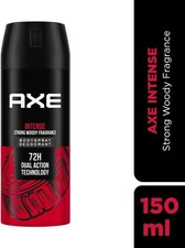 AXE INTENSE for Men 5.07 fl oz Deodorant Body Spray ALL DAY FRESH 150ML 3 PACK