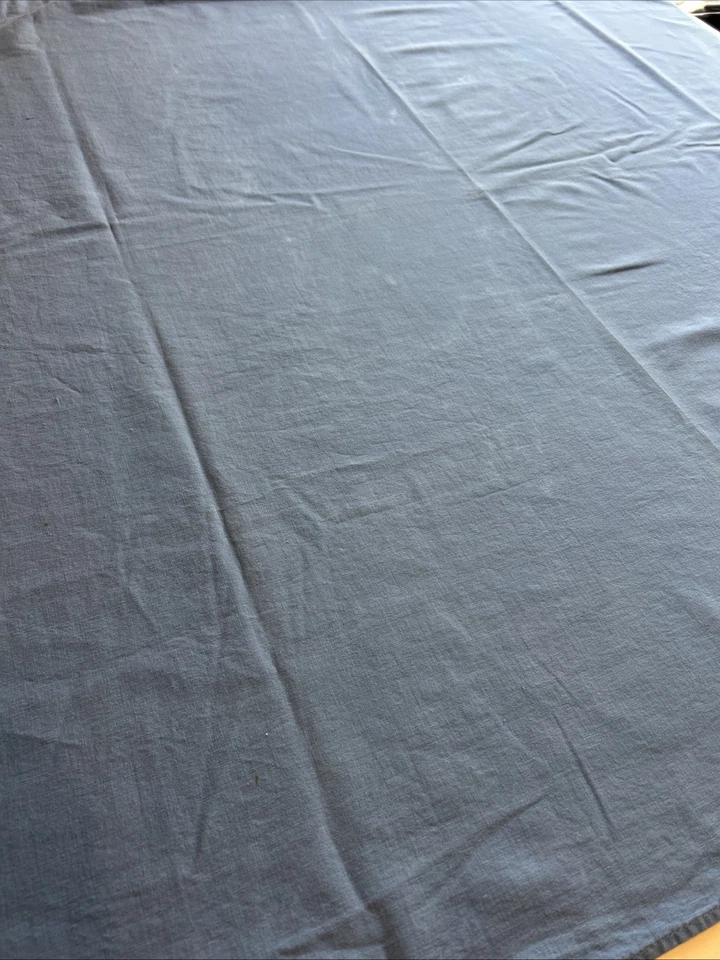 Tablecloth Bundle Set of 3 Yellow & Blue Plaid, Yellow Stripe, and Solid Blue - Image 2 of 4